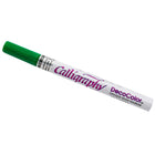 Marvy Uchida - Marqueur de calligraphie à peinture opaque - pointe fine - vert - paquet de 5-Encre verte