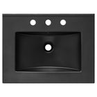 Modway - Cayman 24" Lavabo de salle de bain in Noir-Comptoir intégré