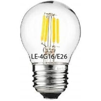 Northern Stars - LE-4G16/30/CL 3000K 120V 4W E12 450 LM Clear 40W Filament - Paquet de 10-Filament