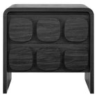 Modway - Toscana 2 tiroirs Table de chevet, Noir-6