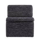 Modway - Lume Boucle Tapis Chaise d’accent sans accoudoir - Charbon de bois-7