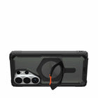UAG - Étui Plasma XTE Rugged avec béquille et aimants pour Samsung Galaxy S26 Ultra, Noir/Orange-Boutons tactiles surdimensionnés