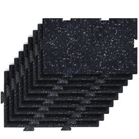 Edgewood - IN2FIT - 16.6" x 23.5" x 1/4" - dalle de fitness emboîtable à absorption des chocs et du son - baie - paquet de 9 -Parfait pour salles d'exercice à domicile, gyms à domicile, salles de loisirs