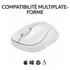 Logitech - M240 Silent Souris sans fil - Blanc cassé-Fonctionne sur plusieurs plateformes : Compatibilité parfaite avec les systèmes d’exploitation Windows, macOS, Linux, ChromeOS, iPadOS et Android ; ce produit est aussi certifié Works with Chromebook.