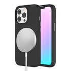AXS - PROTech coque anti-choc avec bordures surelevees et une durabilite militaire pour Apple iPhone 13 Pro, Noir-Resistant aux chocs