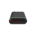 Aluratek - Banque d'alimentation à charge rapide 20 000 mAh avec USB Type-C-Batterie rechargeable lithium-ion intégrée - se recharge en 4 à 5 heures