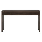 Hudson&Canal - Console Lawrence , 140 cm de large, couleur aulne-La table est fabriquée à partir de matériaux MDF et PVC de haute qualité et durables