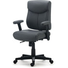Staples – Fauteuil fonctionnel Luxura Tillcott, gris-Dimensions du dossier : 20,3 à 23,2 haut. x 18,2 larg. (po)