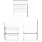 Storex - Classeurs muraux incassables Lettre - Clair-Construction en polycarbonate incassable