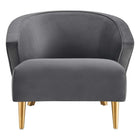 Modway - Odyssey Performance Velvet Fauteuil - Gris-Capacité de poids : 331 lb