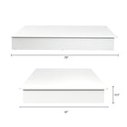 Nexera - Lit plateforme Valere Queen, Blanc-7
