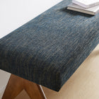 Modway - Lyra 47" Tissu tapis Banc - Azure-Pieds non marqués
