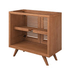 Modway - Birdie 36" Bois de teck Armoire de toilette de salle de bain (lavabo non inclus) - Naturel-Bassin d’évier non inclus