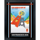 San Francisco 2026 FIFA World Cup - Photoglass encadre - 20" x 26"-Affiche officielle de ville hote FIFA Coupe du Monde 2026