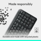 Logitech - K250 clavier sans fil compact -  Graphite-Autonomie sans faille: bénéficiez de 12 mois d’utilisation quotidienne avant de changer les piles (1).	