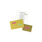 Avery Étiquettes voyantes couleurs fluo assorties, laser, 2 5/8 po x 1 po, paq./450 (05979)-2 5/8 po x 1 po, couleurs néon assorties