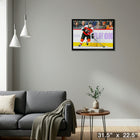 Matvei Michkov Philadelphia Flyers - Toile encadree - 31" x 22"-Prêt à accrocher - livré entièrement assemblé