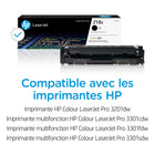 HP - Cartouche de toner LaserJet authentique 218A - Rendement Standard - Noir-Cette cartouche fonctionne avec : HP Colour LaserJet Pro 3201dw; HP Colour LaserJet Pro MFP 3301cdw, 3301fdw, 3301sdw