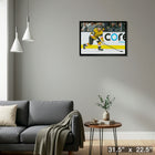 Ivan Barbashev Vegas Golden Knights - Toile encadree - 31" x 22"-Prêt à accrocher - livré entièrement assemblé