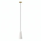 Modway - Beacon 1-Lumière Lumière suspendue - Laiton satin opale-Pendentif moderne à une lumière