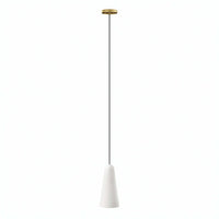 Modway - Beacon 1-Lumière Lumière suspendue - Laiton satin opale-Pendentif moderne à une lumière