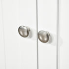 HOMCOM - Armoire de cuisine autoportante 63 po avec étagères - blanc-Surface peinte pour une meilleure protection 