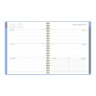 Mead - Agenda scolaire hebdomadaire/mensuel 2026-2027 - 11 po H x 9 po l - Deux tons de bleu - bilingue-Format des pages : 11 po H x 8 1/2 po l
