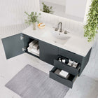 Modway - Vitality Évier simple 48" Vanette de salle de bain - Gris blanc-Conception murale