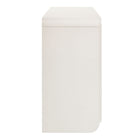 Modway - Dahlia Cannelées et festonnées Armoire de rangement de buffet - Blanc-Étagères ajustables