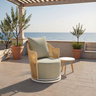 Zuo - Lanai Chaise pivotante - Multicolore-Supporte jusqu'à 330 lb
