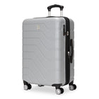Travelpro - Odyssey 24 po Valise Rigide À Enregistrer de Taille Moyenne à Roulettes -  Gris Nuage-L'extérieur rigide, léger mais résistant, protège vos effets personnels sans vous alourdir
