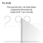 Plaud - Enregistreur vocal IA Note - Argent-Enregistrement bimode