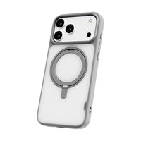 TUFF8 - Étui Glide360 Mag Gris iPhone 17 Pro Max-Support rotatif à 360° : intégré, pivote à plusieurs angles pour un usage mains libres