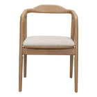 Zuo - Hosoi Chaise de salle à manger - Beige-Polyester doux et chaleureux