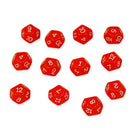 Learning Advantage - Dés polyèdres à 12 faces, 12 par paquet, 3 paquets -DES DÉS POUR TOUTES LES OCCASIONS - Utilisez ces dés D12 pendant les cours à l'école ou à la maison pendant les soirées de jeux en famille. Déroulez-les pour pratiquer les compétences numériques ou jouer à Donjons et Dragons !