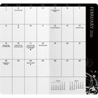 DateWorks - Planificateur de poche mensuel 2026-2027 - 3,5 po x 6,5 po - Élégance - Anglais-Matériau de couverture durable DOUX AU TOUCHER avec coins arrondis