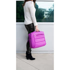 Vangoddy - Sacoche convertible pour ordinateur portable 15 pouces avec bandoulière et sangles de sac à dos - Violet-Intérieur 15,6 po (L) x 3,6 po (P) x 12 po (H)