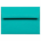 JAM Paper - Enveloppes d'invitation colorées A1 - 4 barres - 3,625 x 5,125 - bleu mer recyclé - Paquet de 50-Nos enveloppes sont fabriquées à partir de 30 % de papier recyclé de 24 lb et disposent d'une fermeture en gomme à rabat droit avec une finition lisse