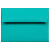 JAM Paper - Enveloppes d'invitation colorées A1 - 4 barres - 3,625 x 5,125 - bleu mer recyclé - Paquet de 50-Nos enveloppes sont fabriquées à partir de 30 % de papier recyclé de 24 lb et disposent d'une fermeture en gomme à rabat droit avec une finition lisse
