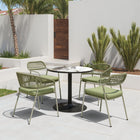 Zuo - Rio Chaise de salle à manger - Vert - Ensemble de 2-Dimensions: 24,4 po L x 20,9 po L x 31,5 po H