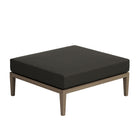 Modway - Northlake Terrasse extérieure Teck Ottoman, Gris silex-6