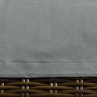 Modway - Immerse Convoquer / Séjourner / Invoquer le lit de jour Terrasse extérieure Housse de meubles, Gris-Revêtement polyester et PE