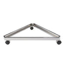 Wamaco - Kit de base triangulaire Trois avec panneaux grillagés 2 x 5 pieds - Chrome-Durable et professionnel - Sa construction robuste en acier lui confère stabilité et longévité.
