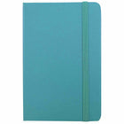 JAM Paper - Carnet à couverture rigide avec élastique - Journal de voyage - 4 po x 6 po - Bleu Caraïbes - 70 feuilles lignées-Couleur : Bleu Caraïbes . Soyez élégant et organisé avec un carnet de notes coloré.