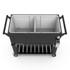 Permasteel - Glacière de patio style mobilier 80 pintes avec séparateur - noire-La puissance de refroidissement prolongée garde les boissons fraîches jusqu’à 36 heures.