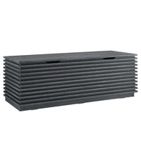 Modway - Render Établi de rangement - Charbon de bois-Établi de rangement moderne du milieu du siècle