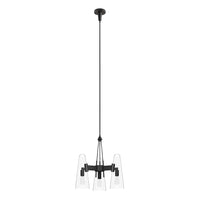 Modway - Beacon 3-Lumière Lumière suspendue - Noir transparent-Pendentif moderne à 3 lumières