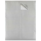Jam Paper Étiquettes postales, 2 x 4 po, argent métallique, 120/paquet (40732539)-Pour imprimantes laser ou à jet d’encre