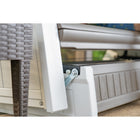 Suncast - Glisseur Adirondack avec console - Gris colombe-9