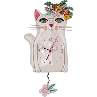Enesco Allen Designs - Horloge à pendule « Joli chaton »-La collection Allen Designs, créée par Michelle Allen